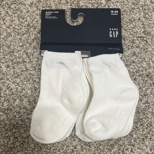 GAP White Ankle-Length Socks